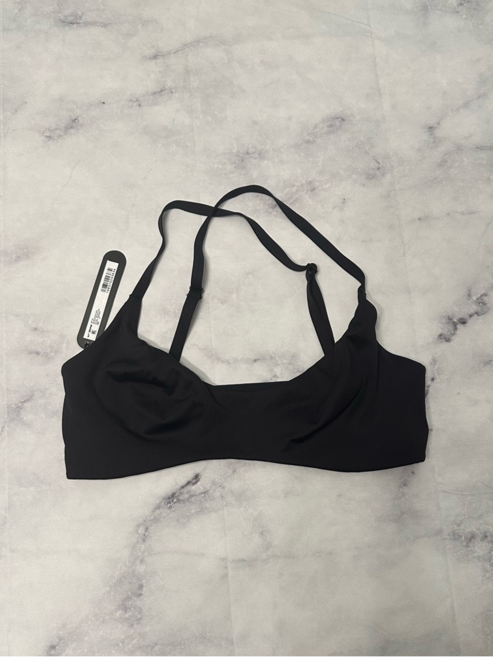 Skims x Nike Obsidian Matte Micro Scoop Bra - Black - Picture 3 of 9